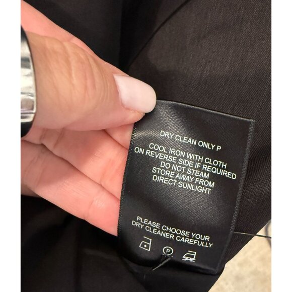 AJE Energy Black Mini Dress NWT - Size 4 - Picture 6 of 11